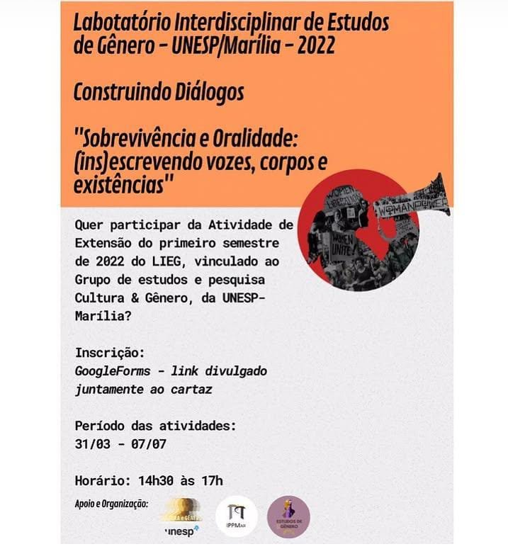 Sobrevivência e Oralidade: (ins)escrevendo vozes, corpos e existências.